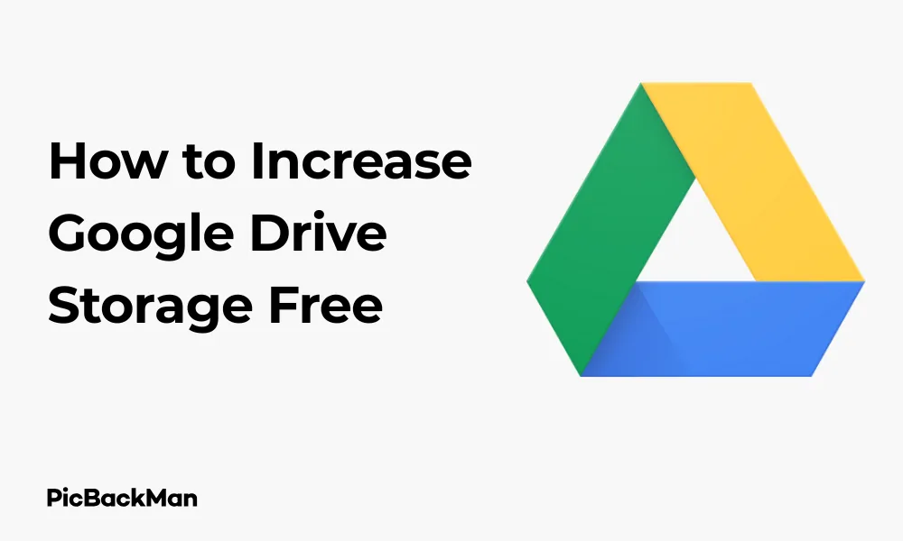 How to Increase Google Drive Storage Free