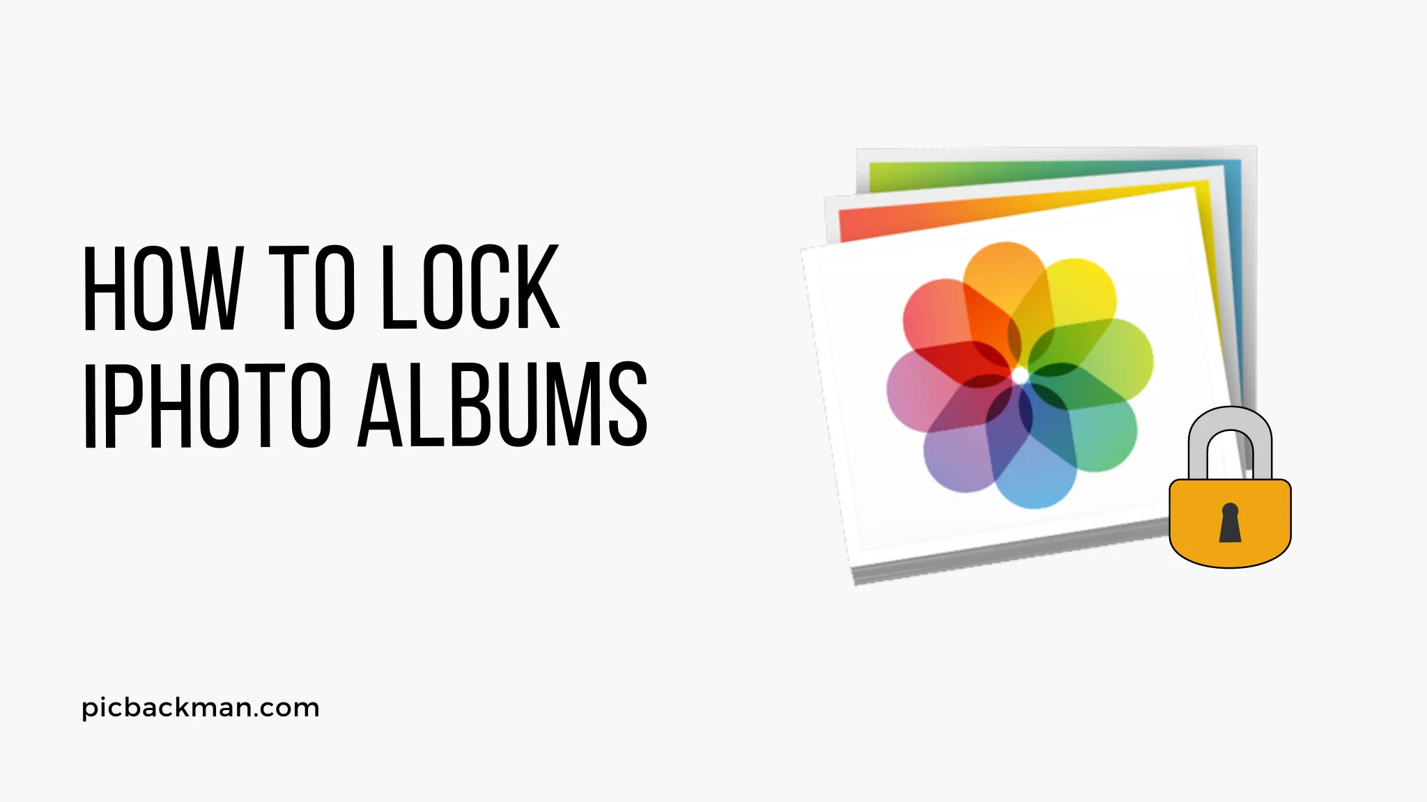 How to Lock iPhoto Albums?