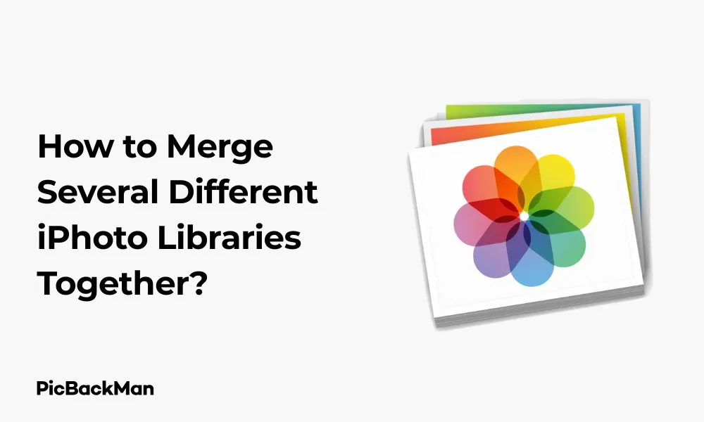 How to Merge Several Different iPhoto Libraries Together