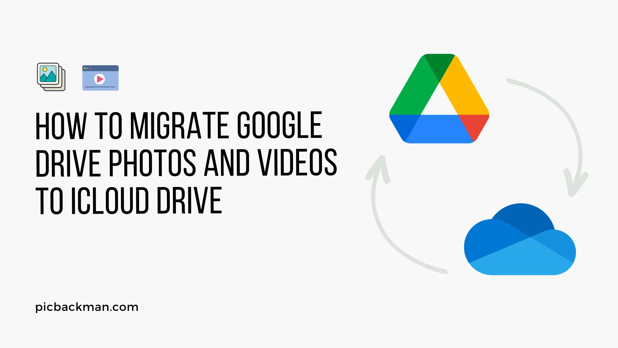 How to Migrate Google Drive Photos and Videos to iCloud Drive?