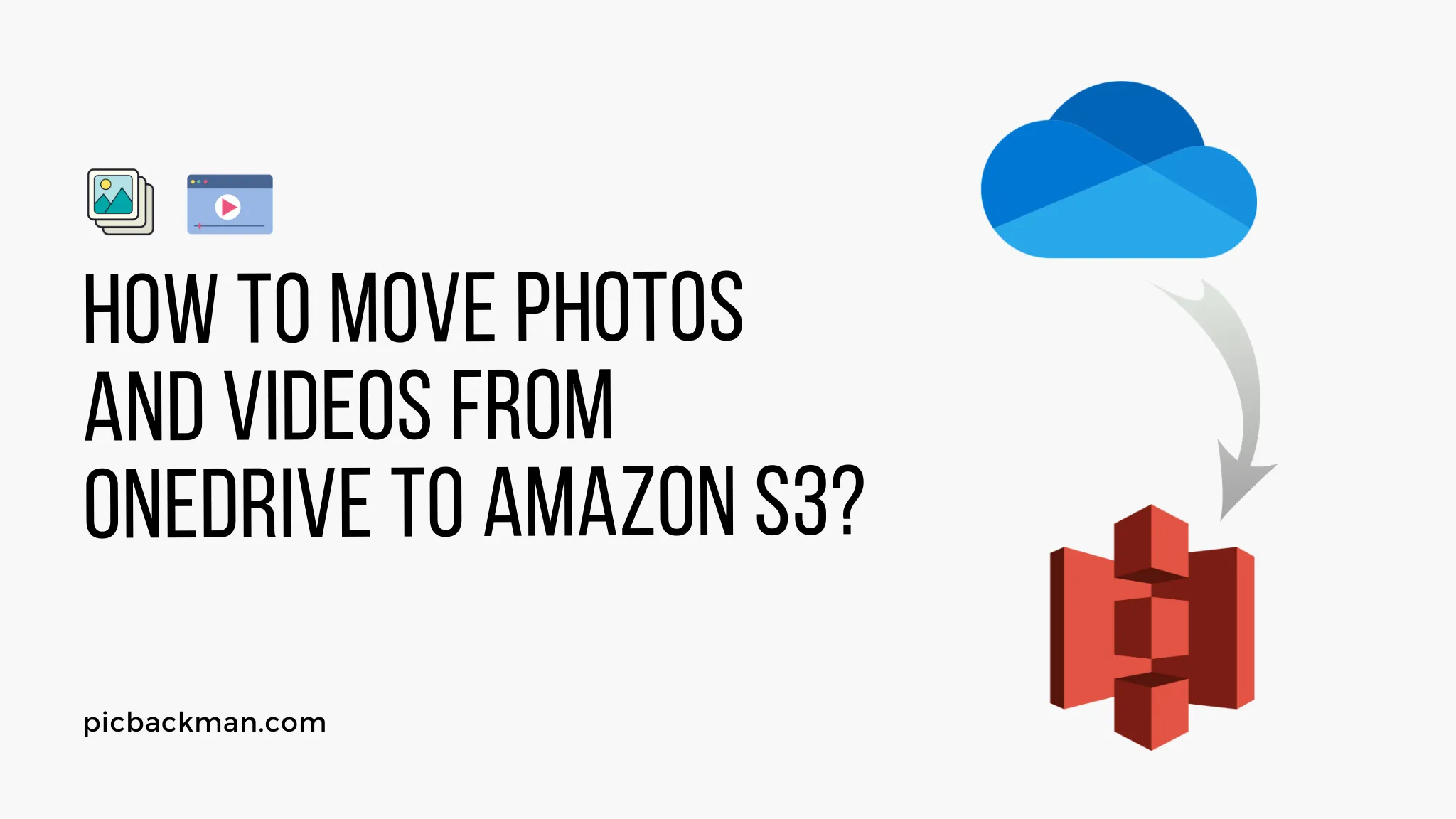 How to Move Photos and Videos from OneDrive to Amazon S3?