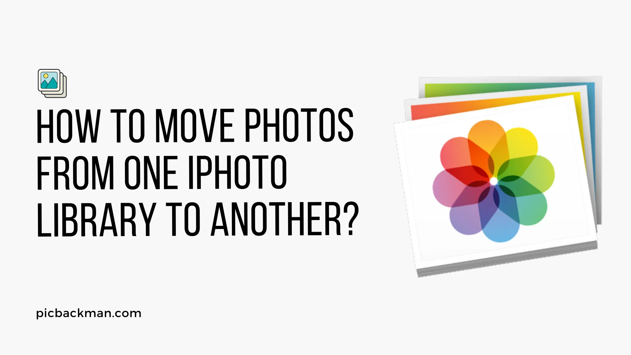 How to move photos from one iPhoto library to another?