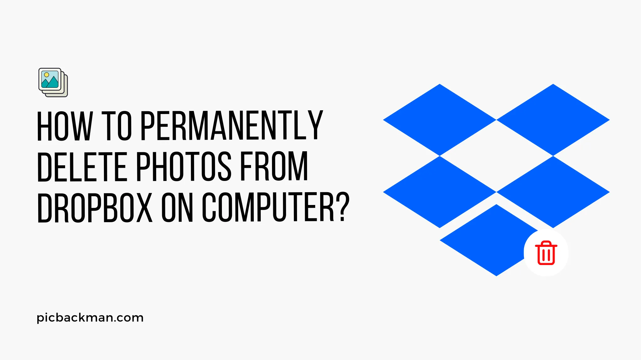 How to Permanently Delete Photos from Dropbox on Computer