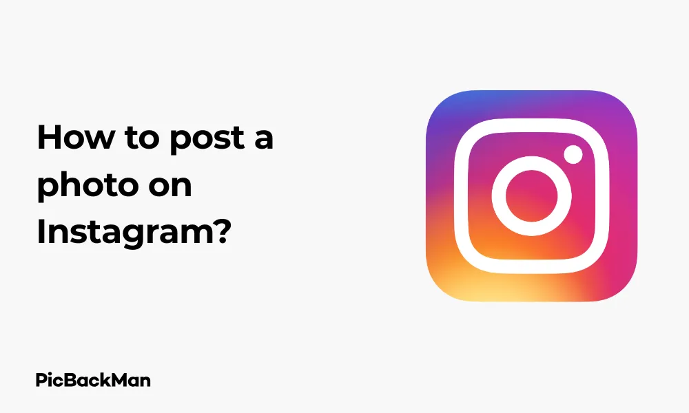 How to post a photo on Instagram