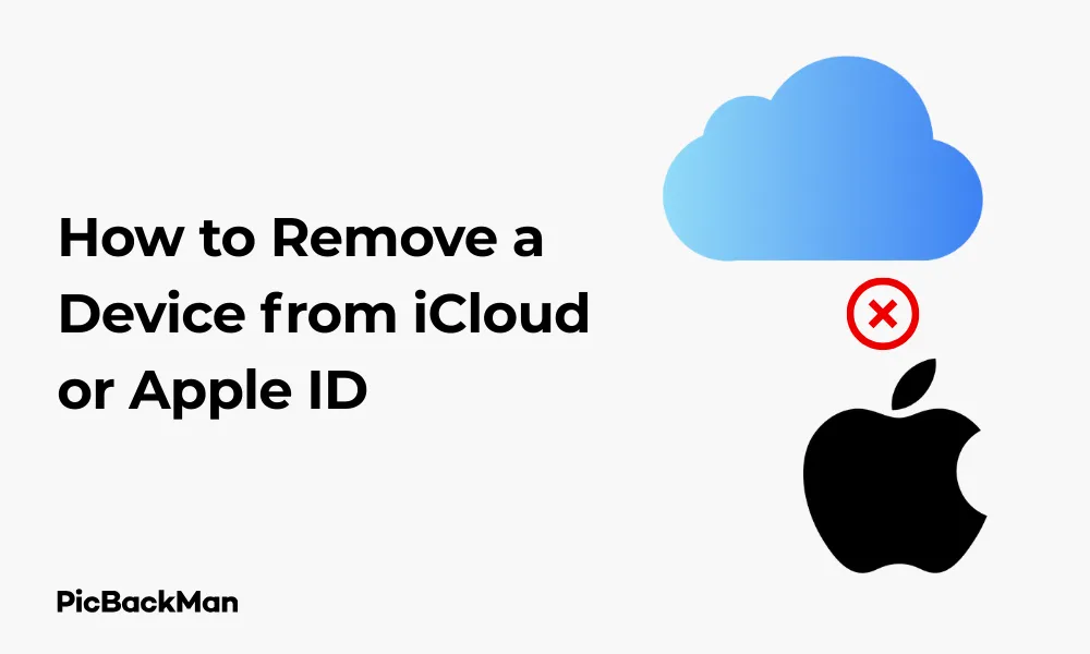 How to Remove a Device from iCloud or Apple ID