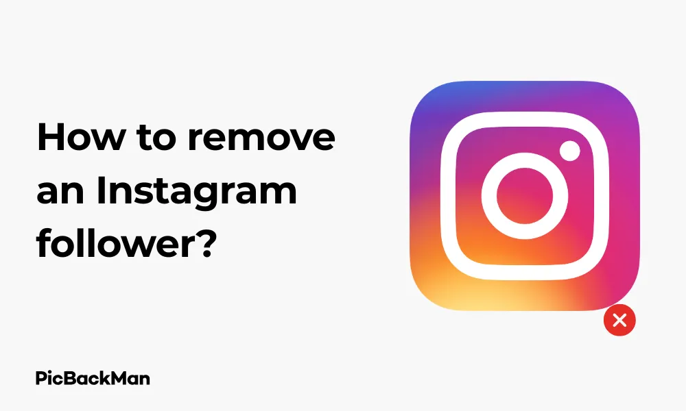 How to remove an Instagram follower