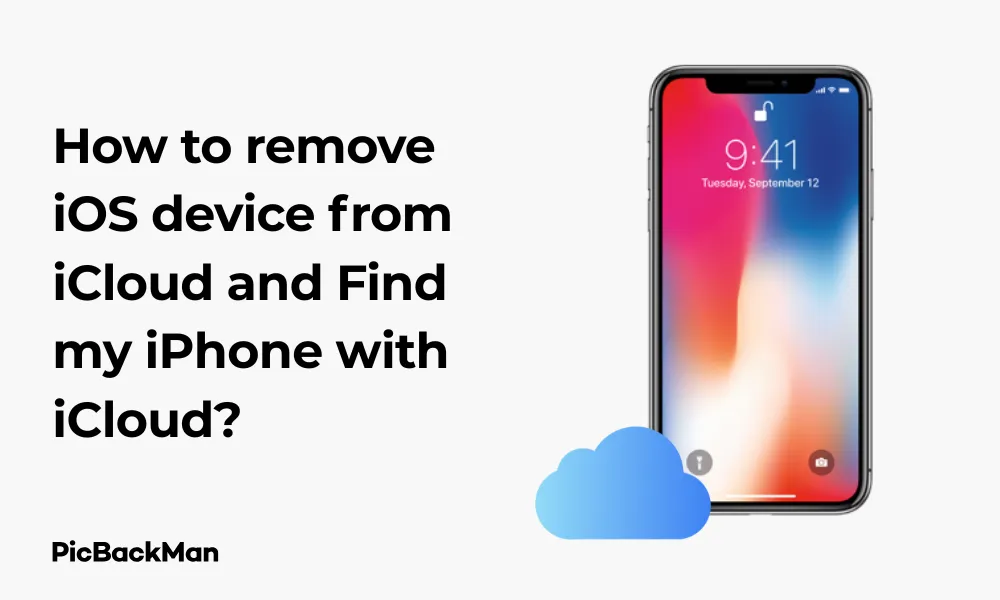 How to remove iOS device from iCloud and Find my iPhone with iCloud