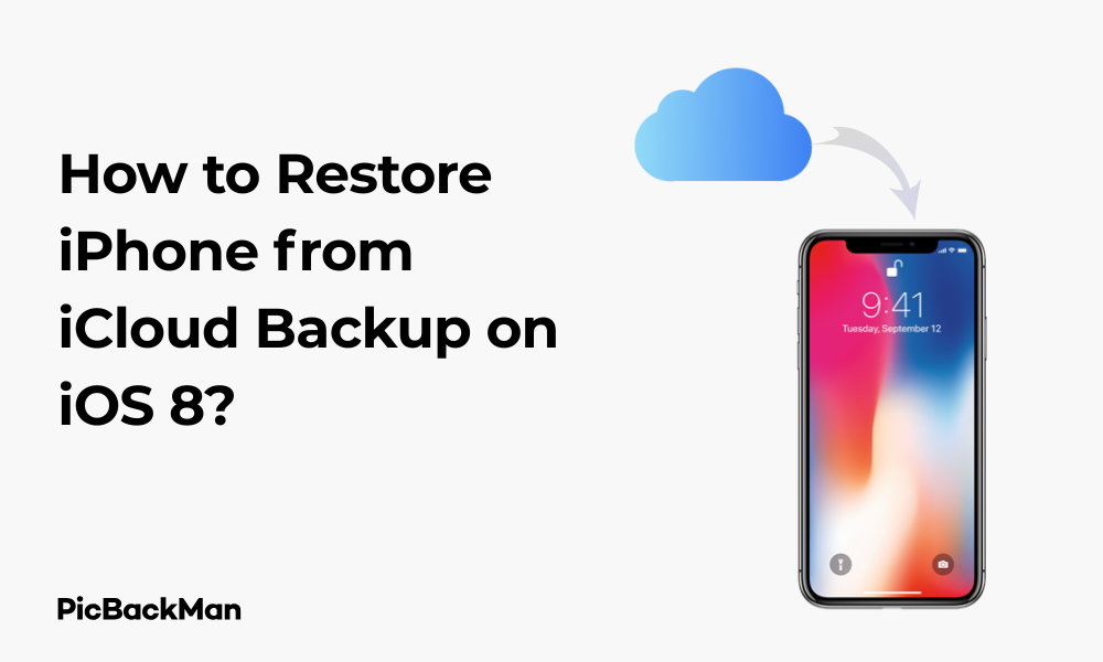 How to Restore iPhone from iCloud Backup on iOS 8
