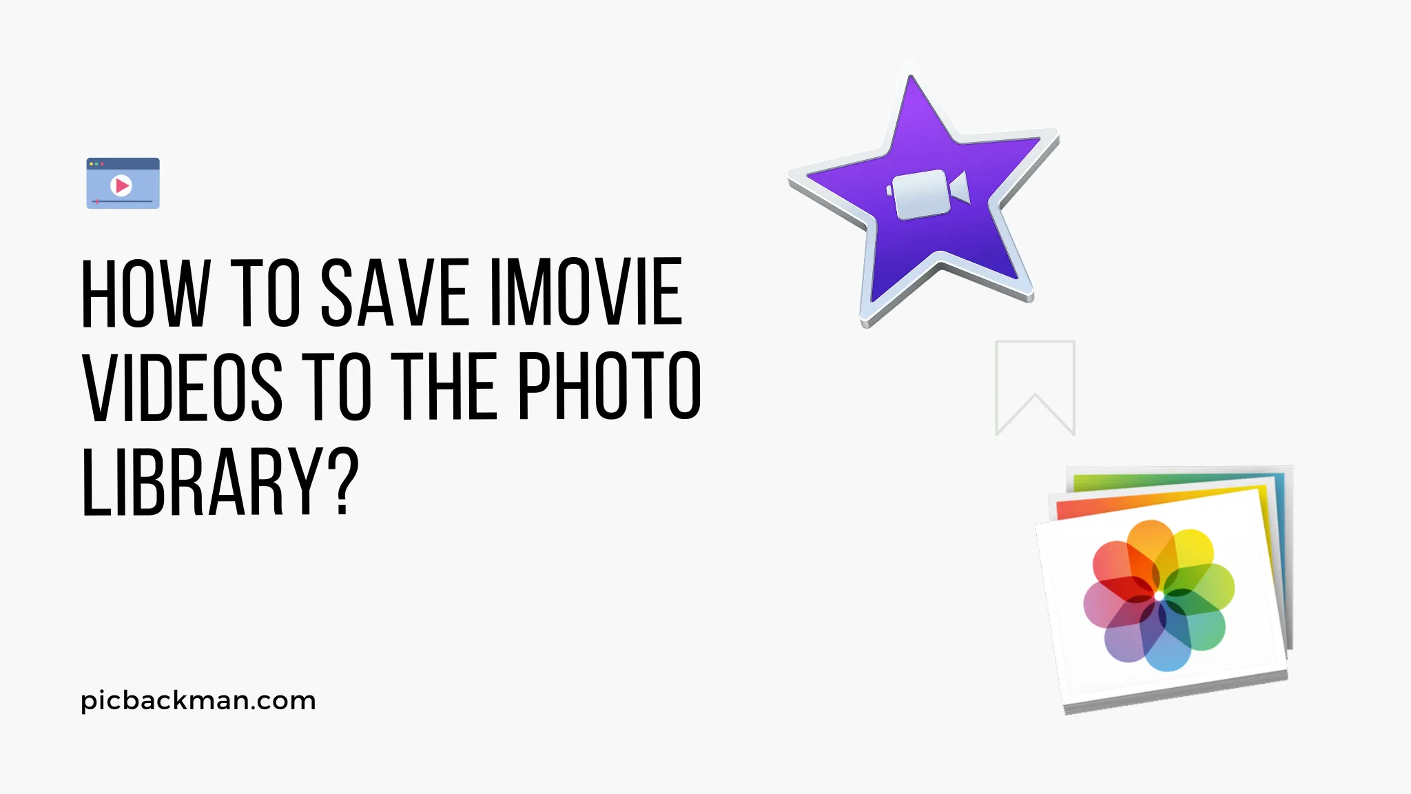 How to Save iMovie Videos to the Photo Library?
