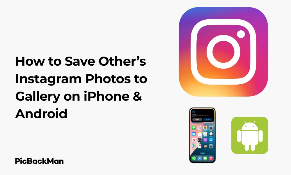 How to Save Other’s Instagram Photos to Gallery on iPhone & Android