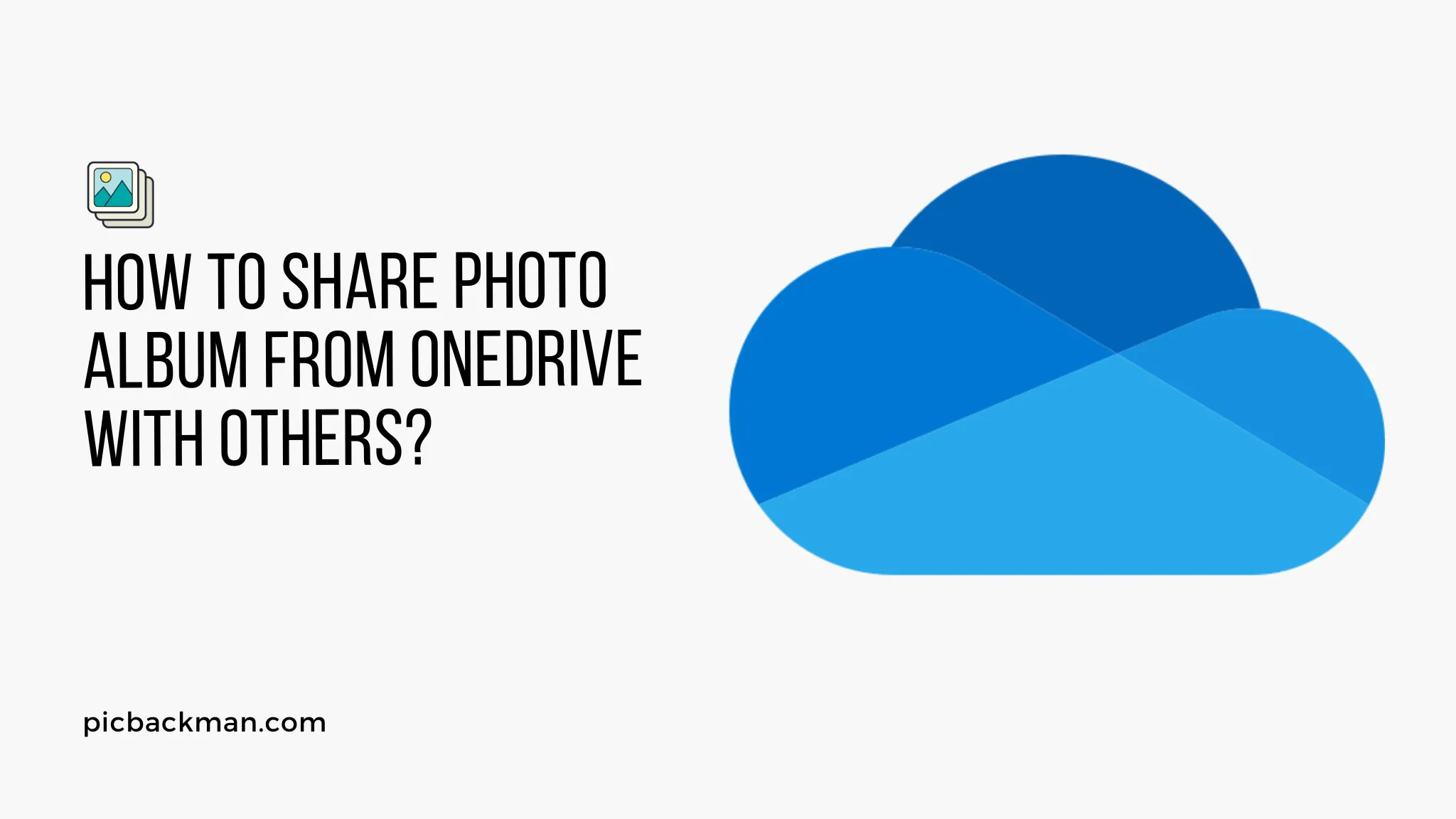 How to Share Photo Album from OneDrive with others