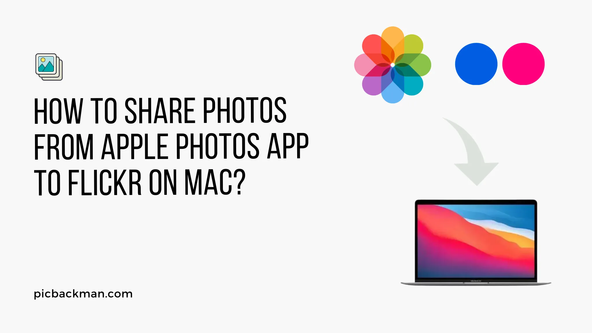 How to Share Photos from Apple Photos app to Flickr on Mac?