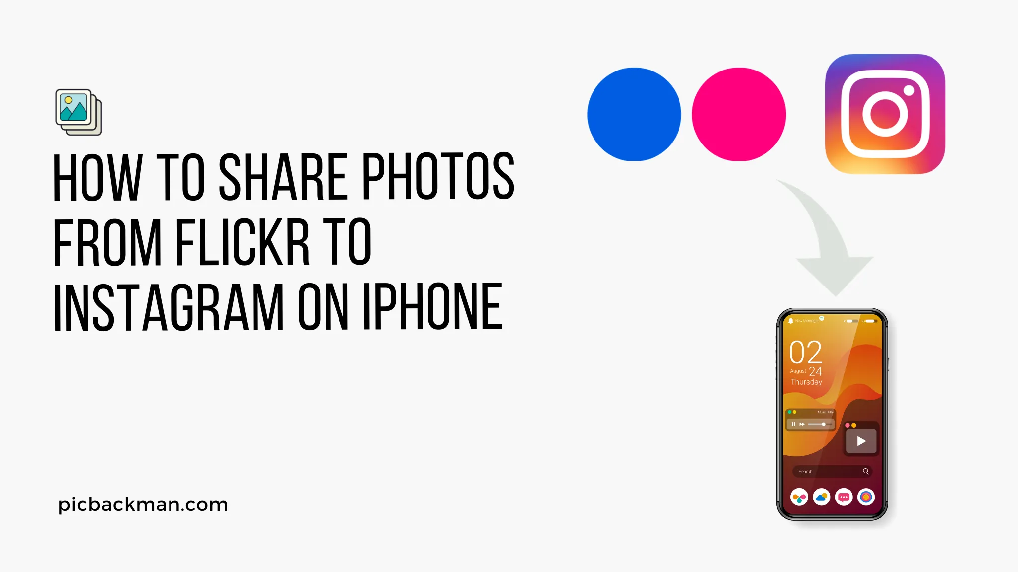 How to Share Photos from Flickr to Instagram on iPhone
