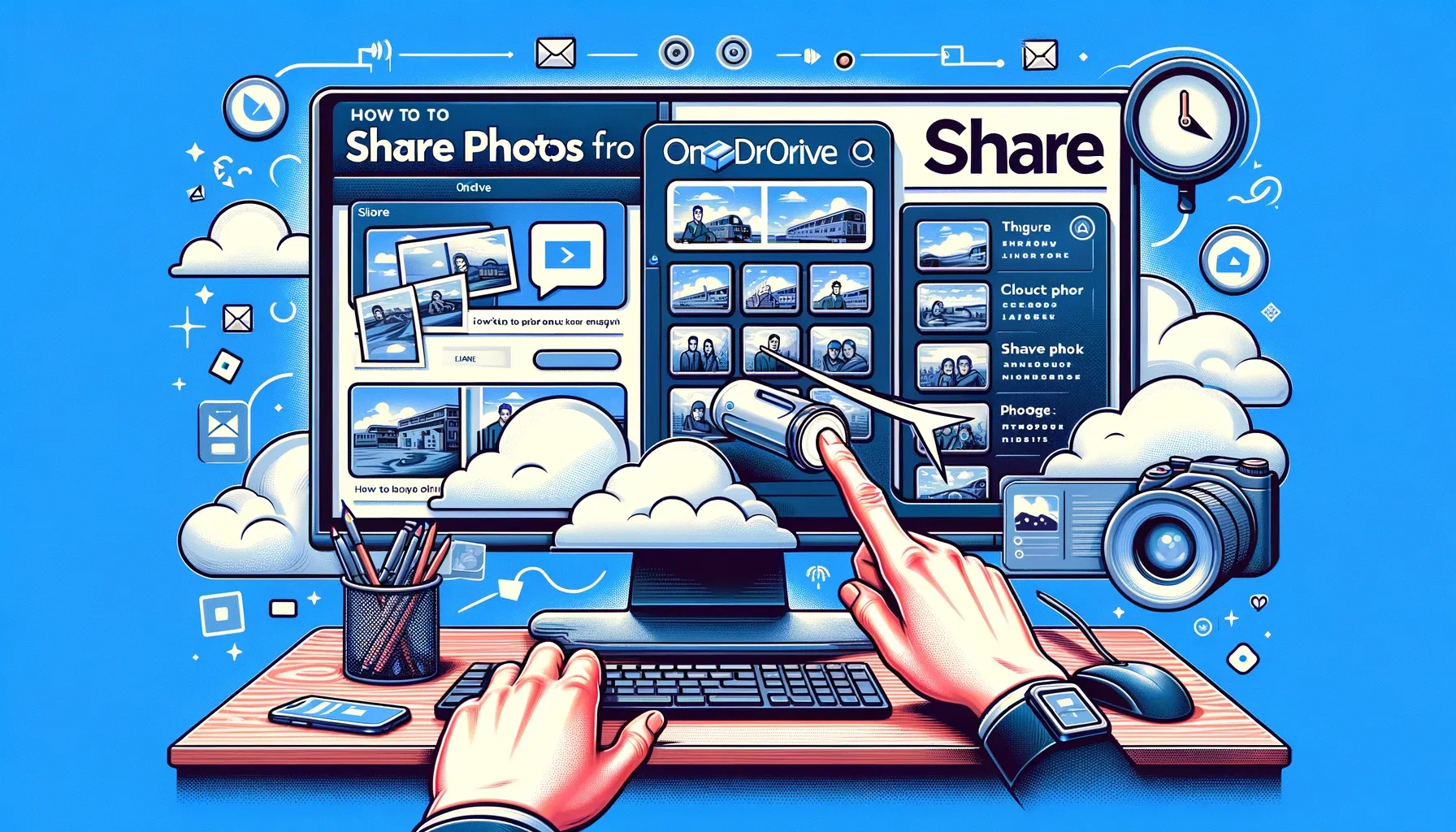 How to Share Photos from OneDrive cloud storage with Others