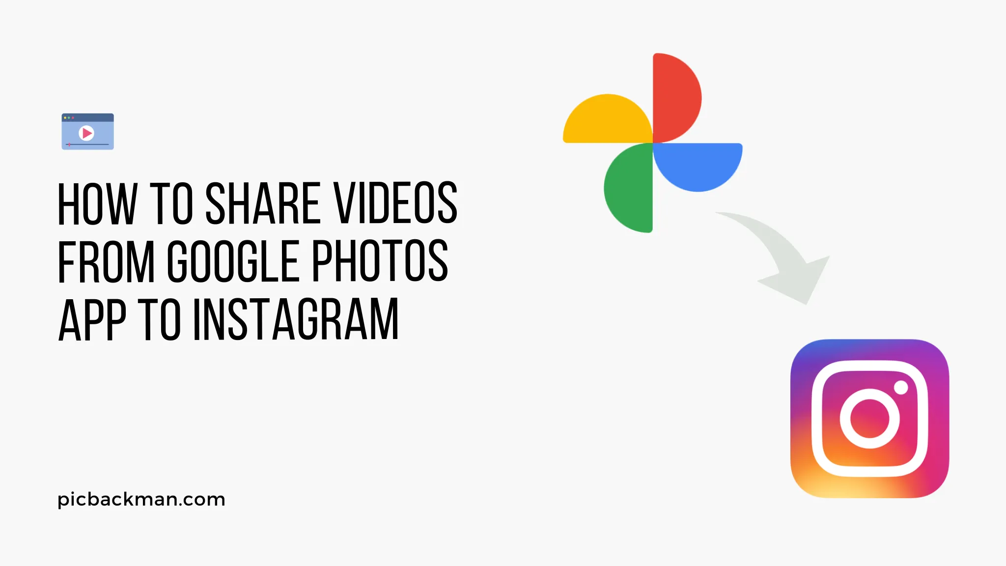 How to Share Videos from Google Photos App to Instagram?