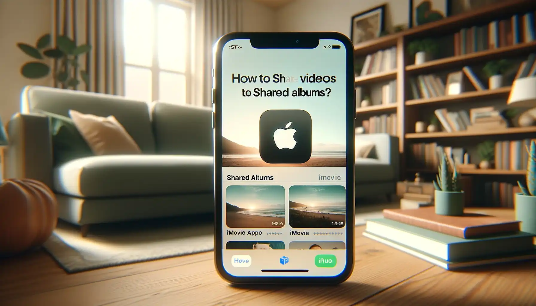 How to Share Videos from iMovie to Shared Albums on iPhone?