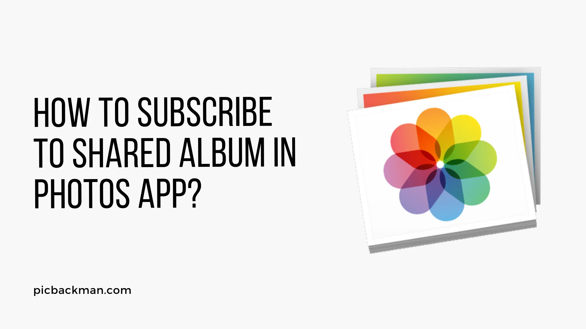 How to Subscribe to Shared Album in Photos App