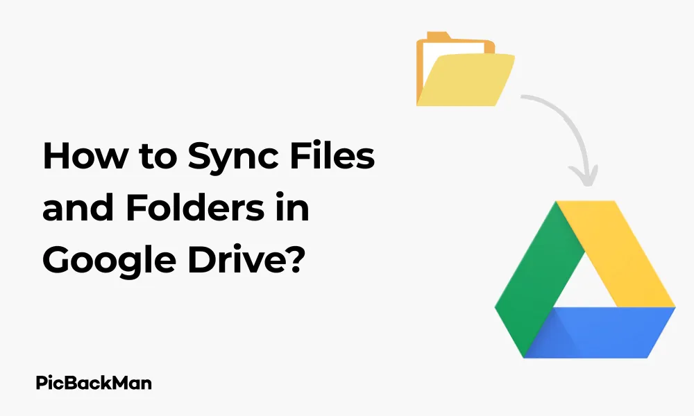 How to Sync Files and Folders in Google Drive