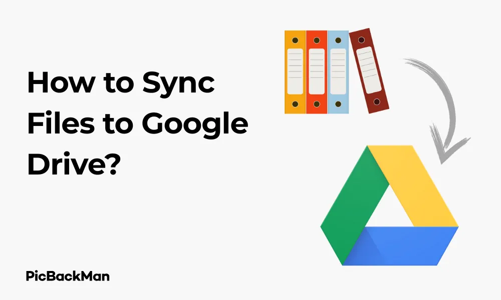 How to Sync Files to Google Drive