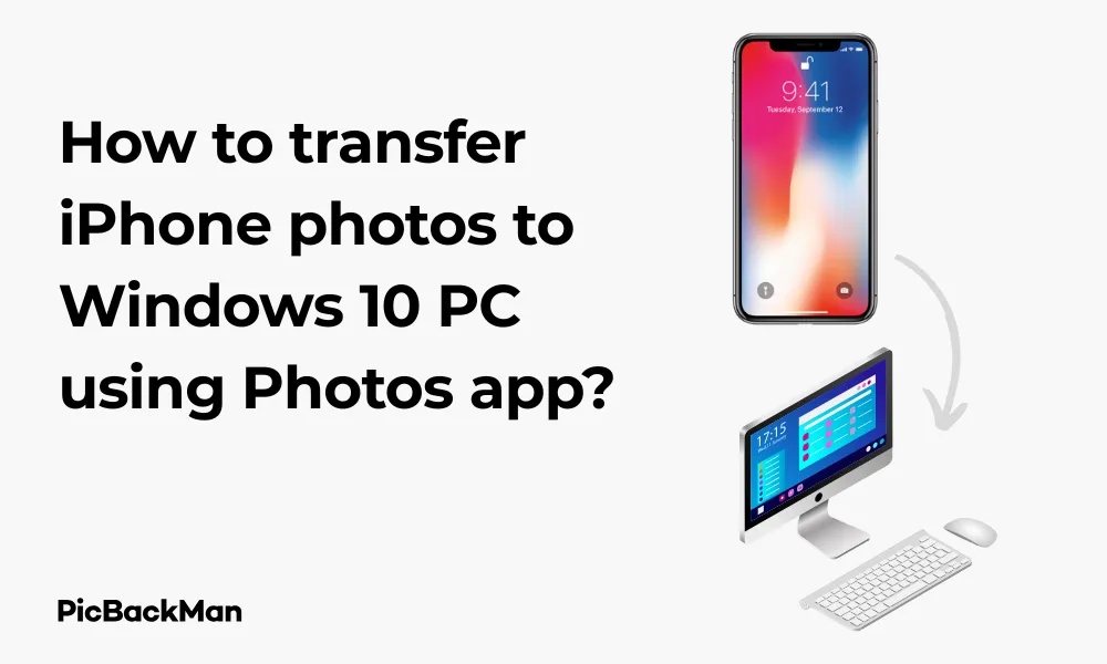 How to transfer iPhone photos to Windows 10 PC using Photos app