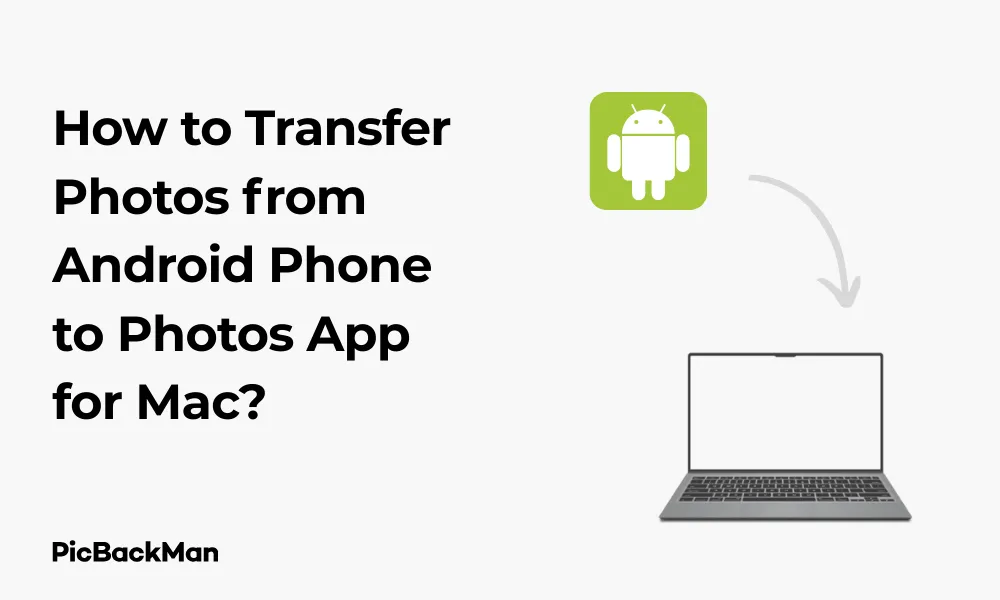 How to Transfer Photos from Android Phone to Photos App for Mac