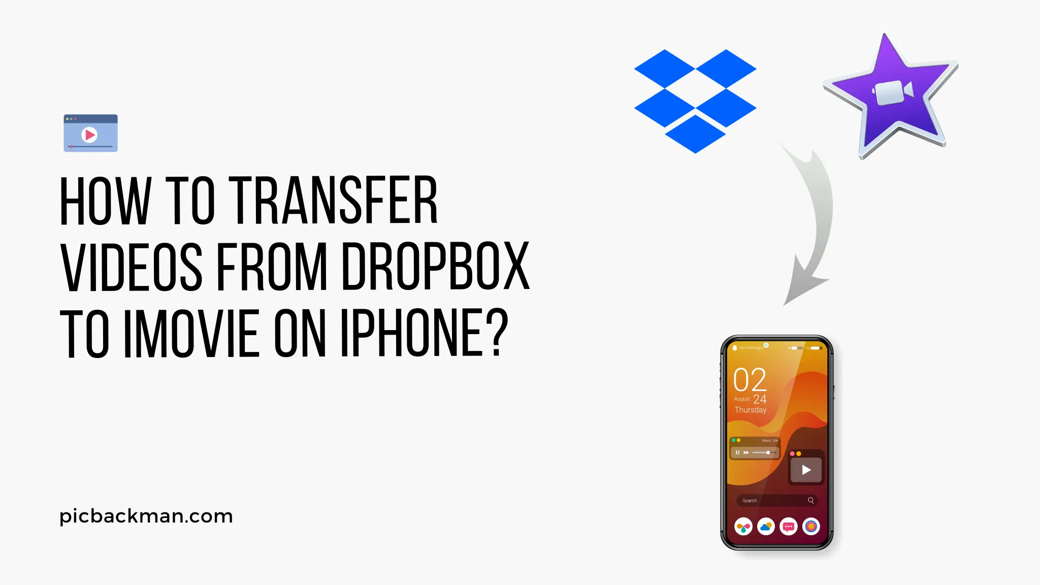 How to Transfer Videos from Dropbox to iMovie on iPhone?
