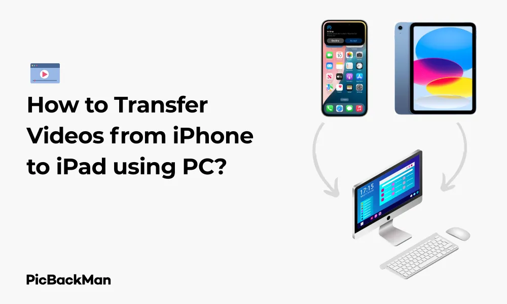 How to Transfer Videos from iPhone to iPad using PC