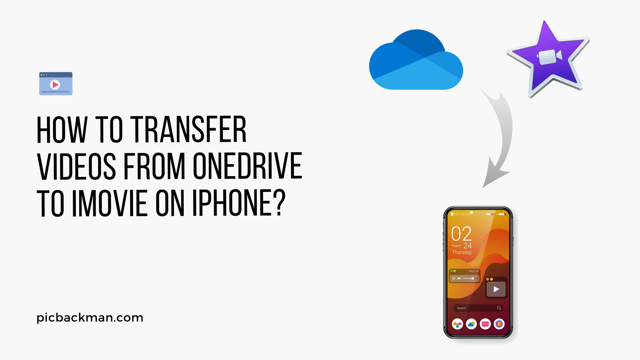 How to Transfer Videos from OneDrive to iMovie on iPhone