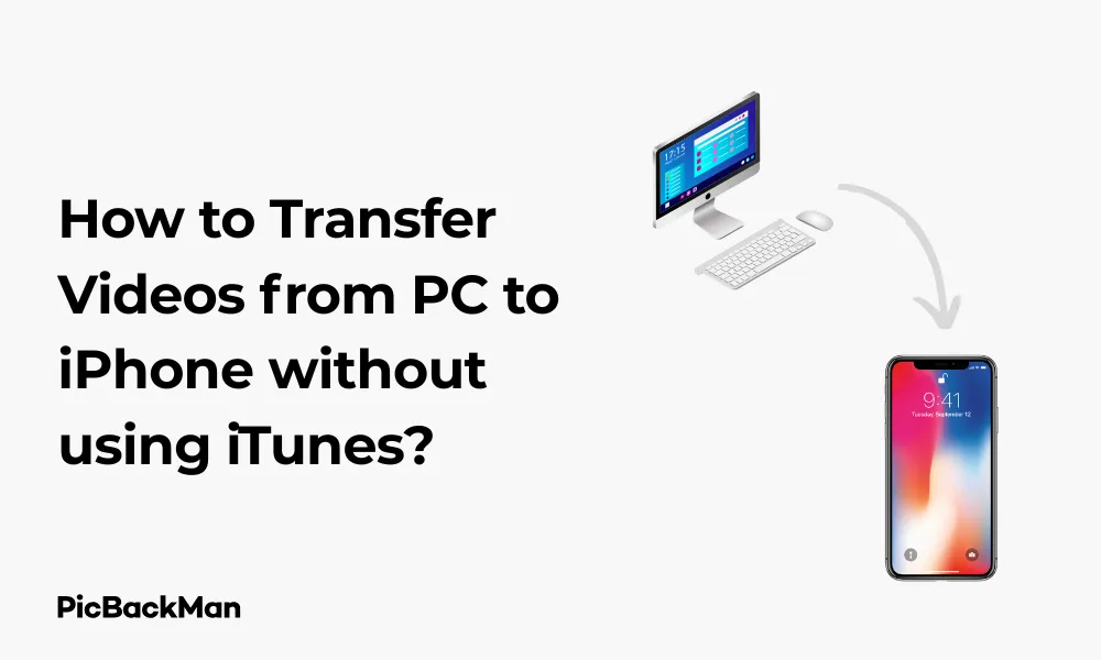 How to Transfer Videos from PC to iPhone without using iTunes