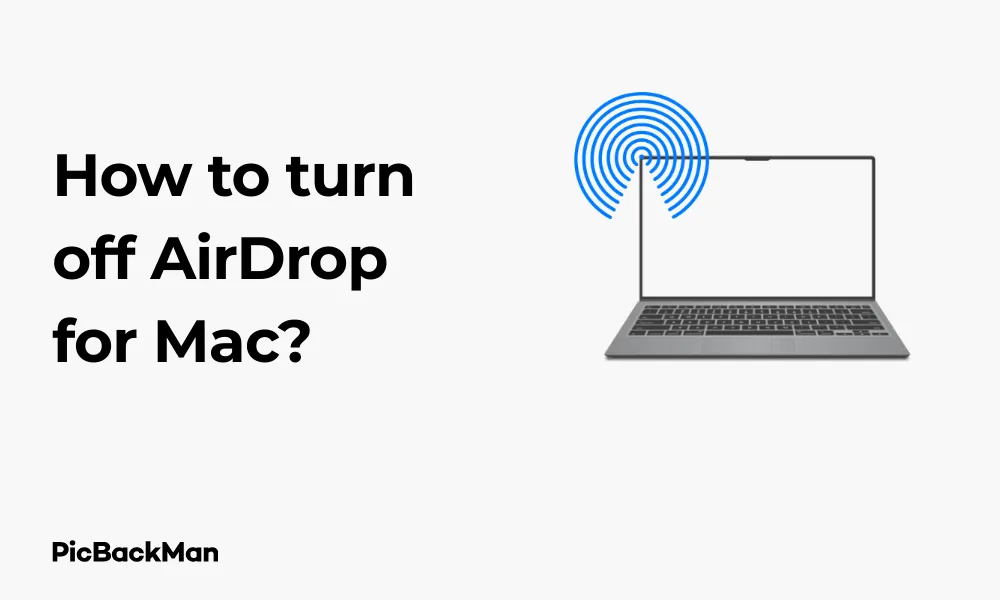 How to turn off AirDrop for Mac