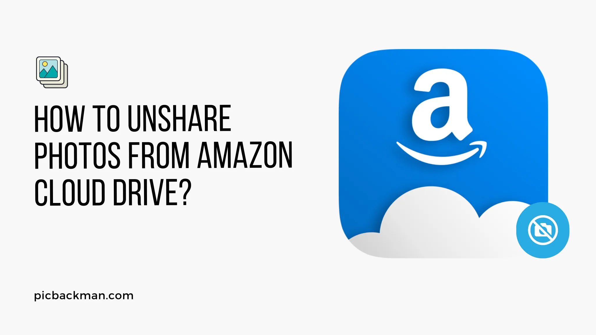 How to Unshare Photos from Amazon Cloud Drive?