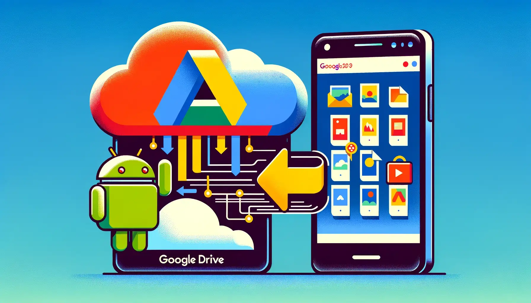 How to upload an album from Android phone to Google Drive