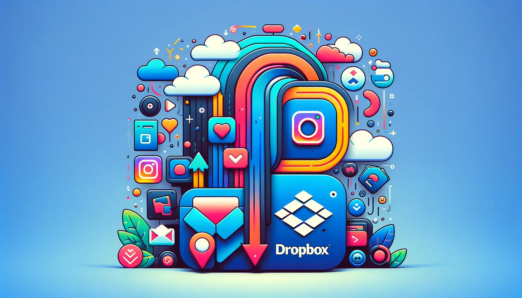 How to upload photos from Instagram to Dropbox?