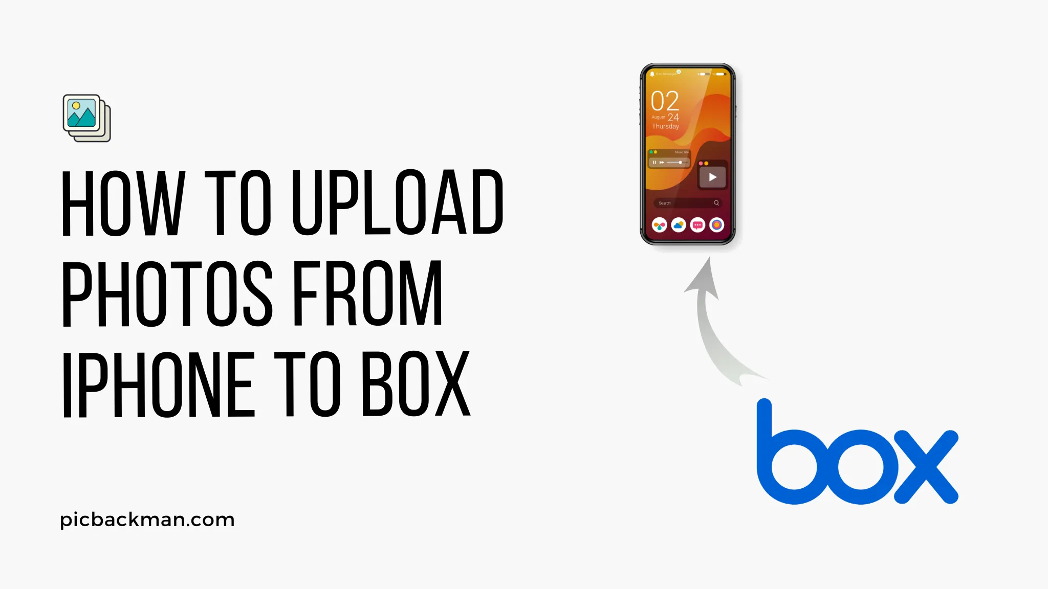 How to upload photos from iPhone to Box