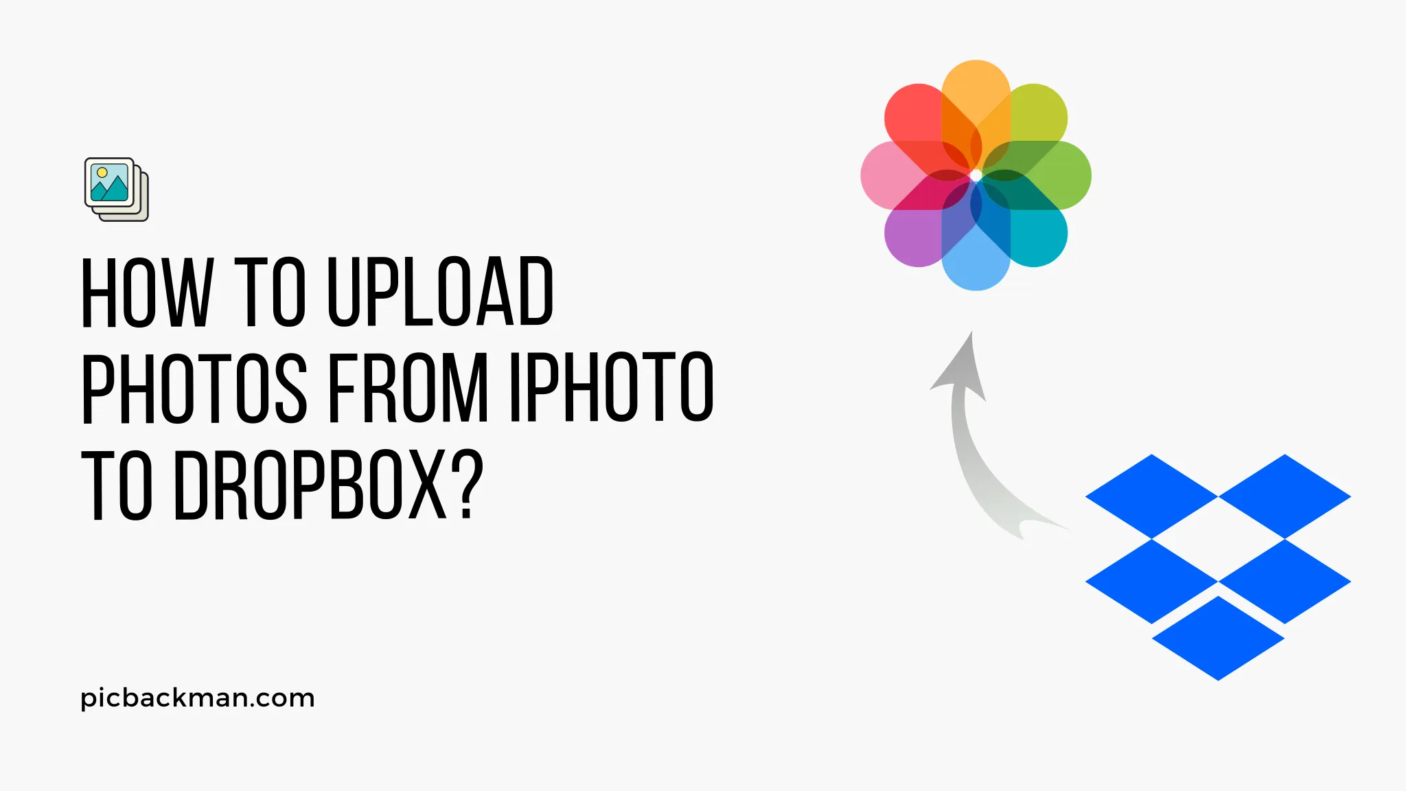 How to upload photos from iPhoto to Dropbox