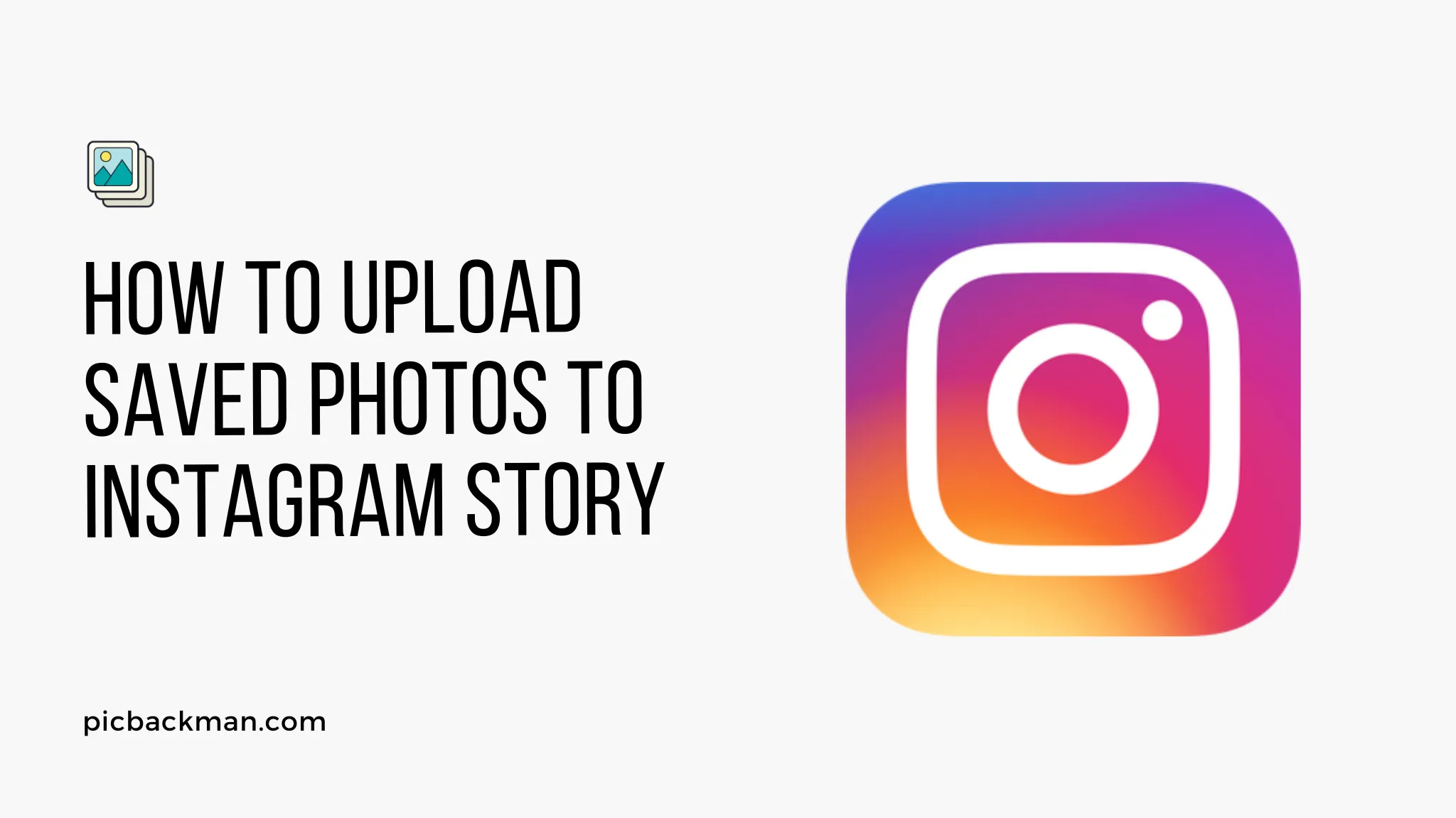 How to upload saved photos to Instagram story?