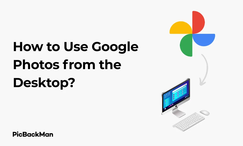 How to Use Google Photos from the Desktop
