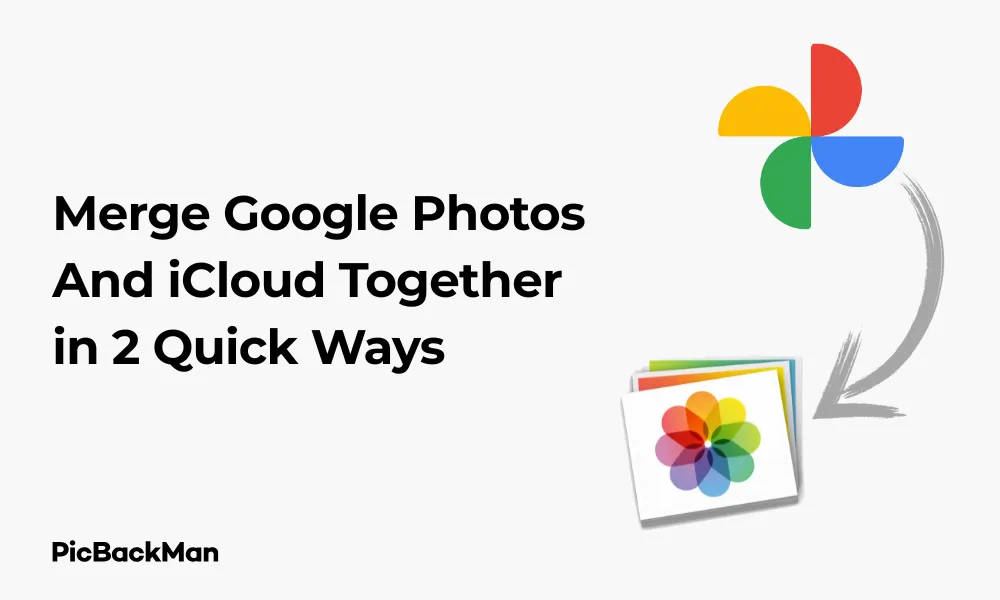 Merge Google Photos And iCloud Together in 2 Quick Ways