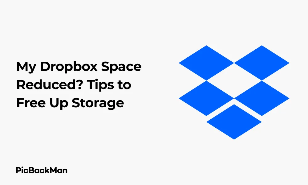 My Dropbox Space Reduced? Tips to Free Up Storage