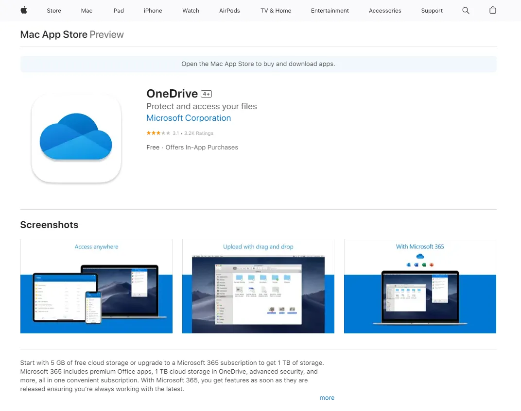 Launch the OneDrive App