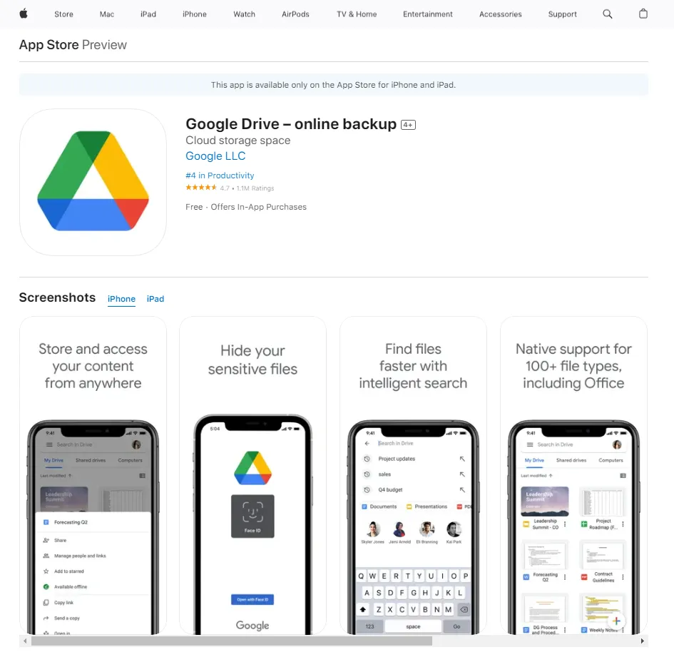 Setting Up Google Drive on your iPhone