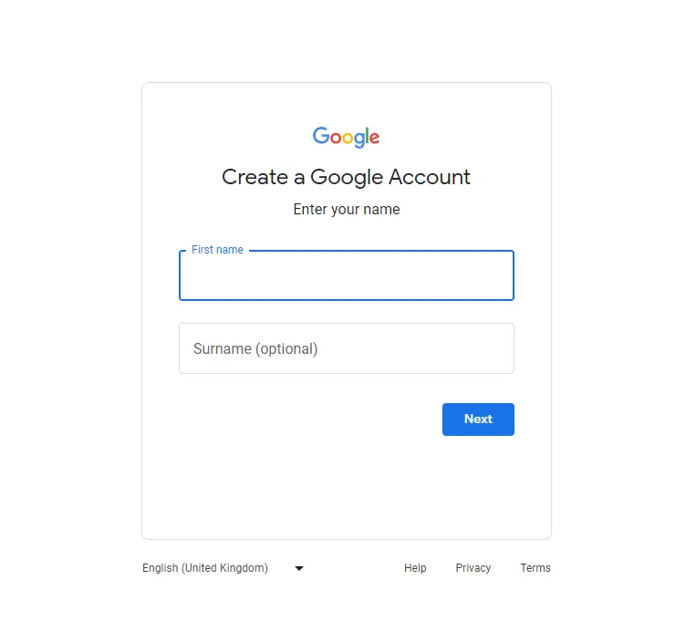 Sign in to Google Account