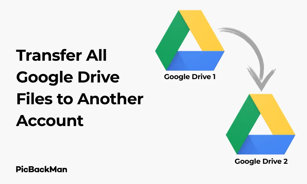 Transfer All Google Drive Files to Another Account in 7 Quick Ways