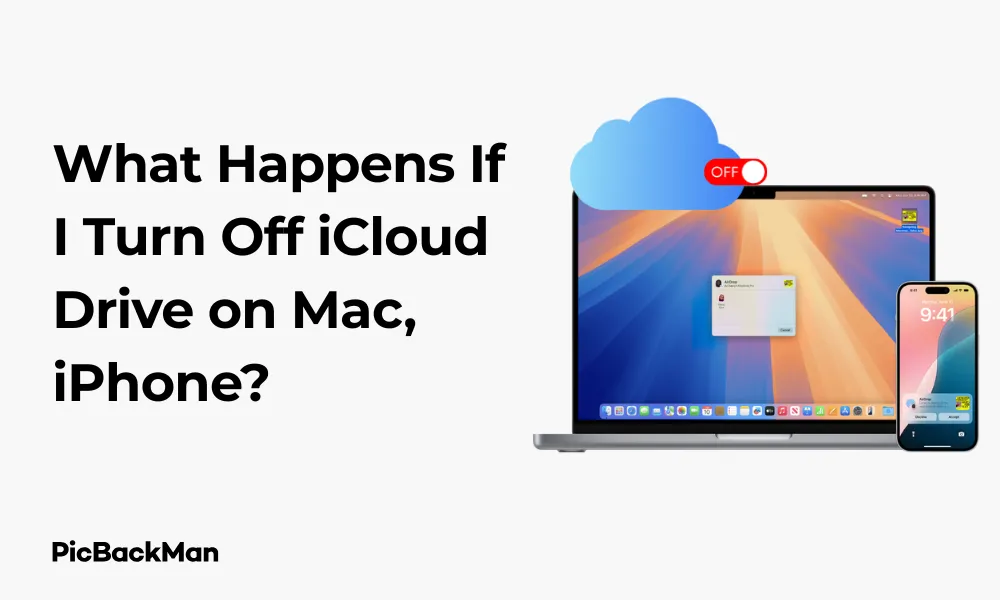 What Happens If I Turn Off iCloud Drive on Mac, iPhone