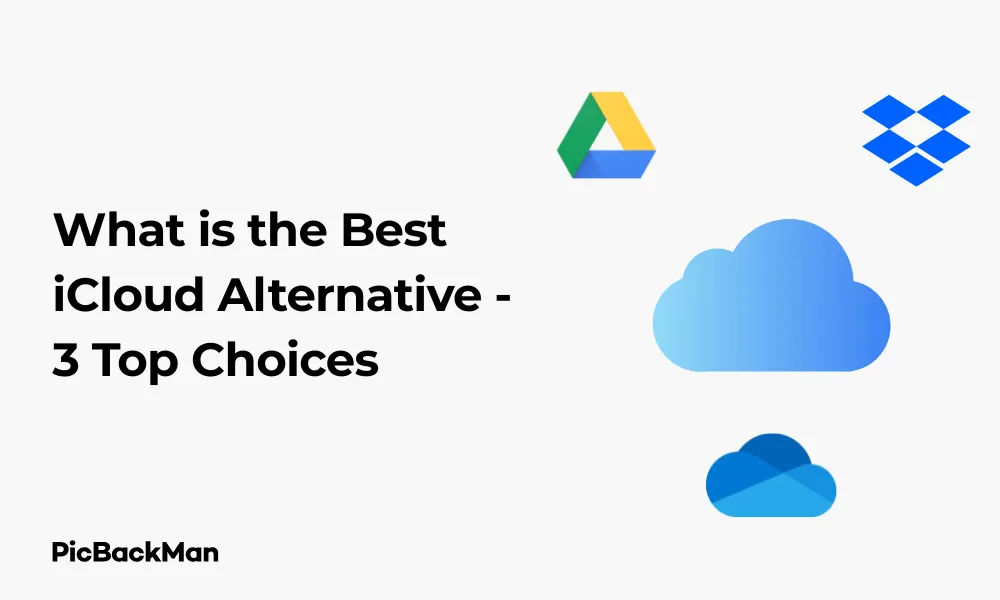 What is the Best iCloud Alternative - 3 Top Choices